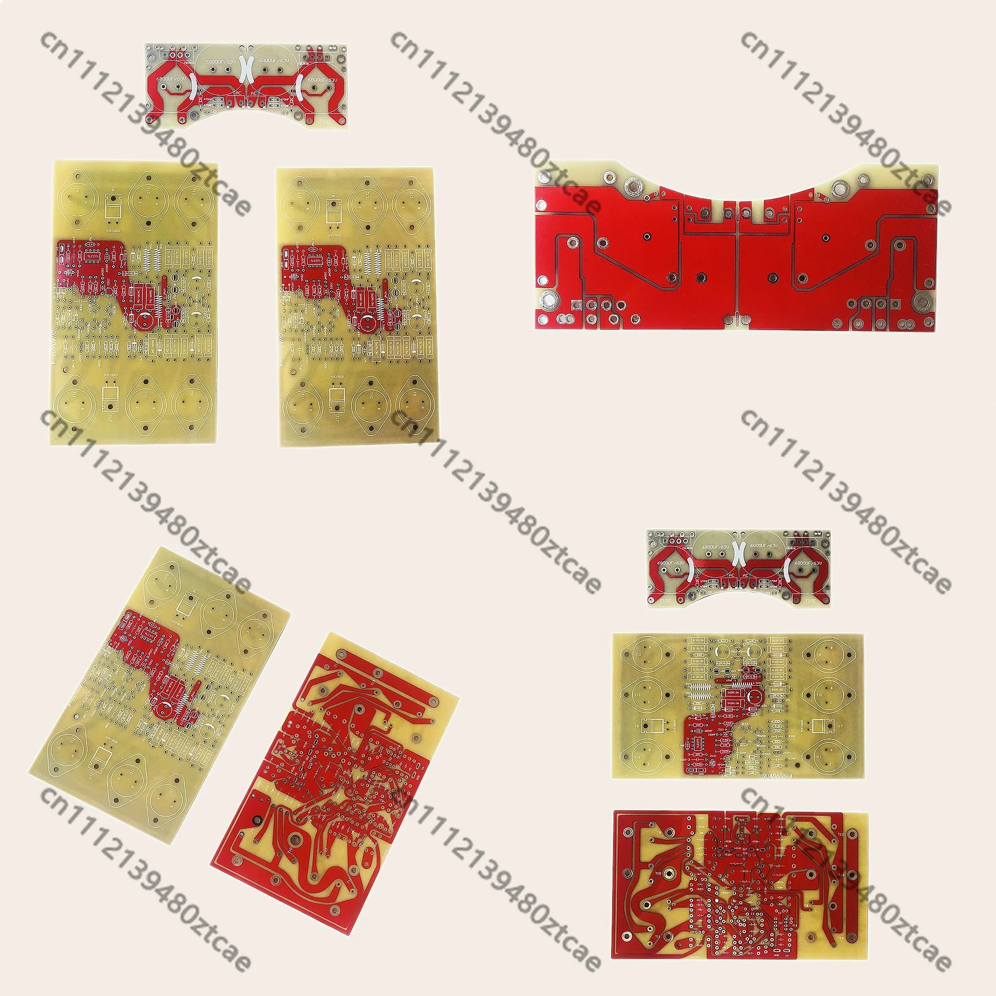 Nvarcher QUAD606 Gold Seal Version Power Board Amplifier PCBs HiFi DIY Kit