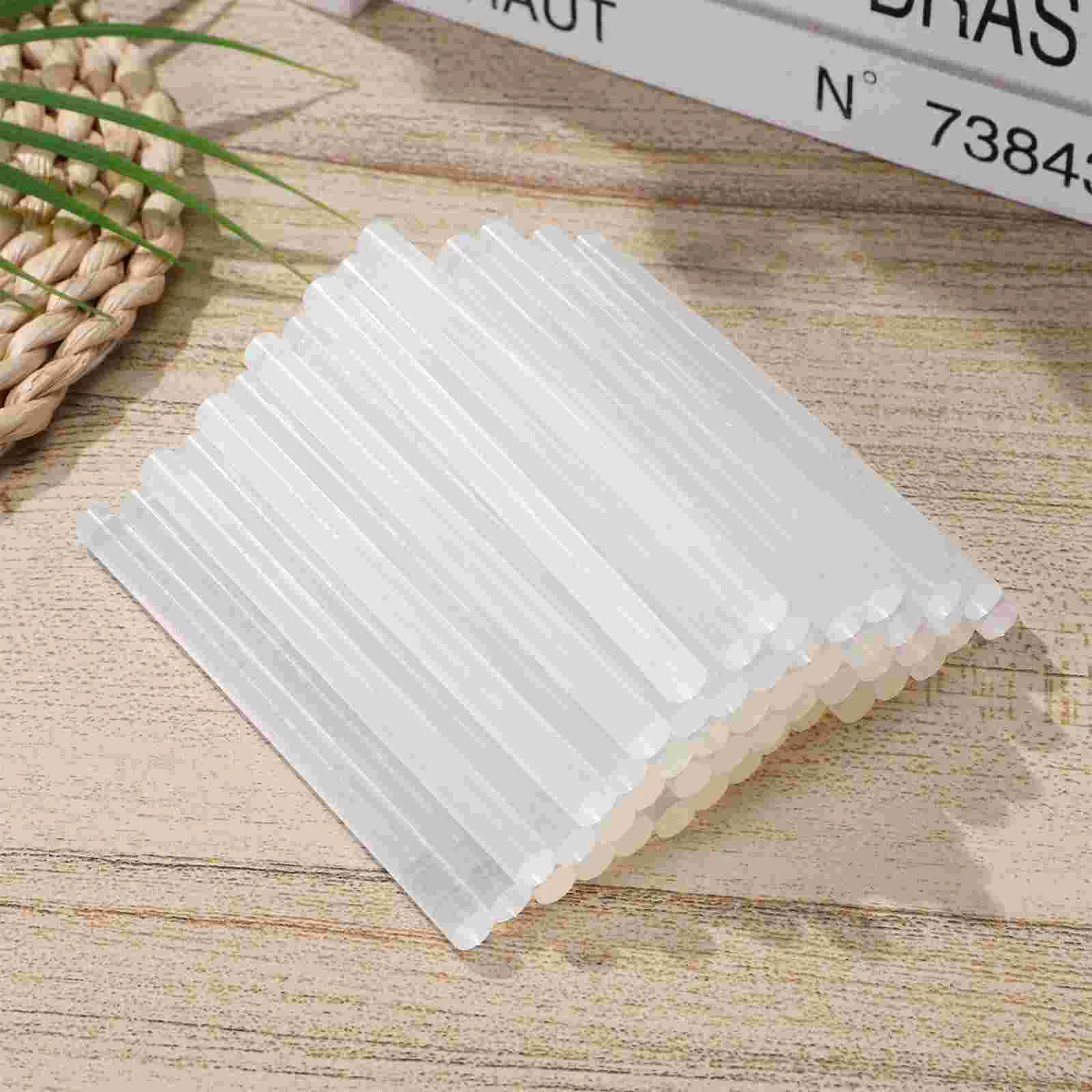 50 Pcs Hot Melt Glue Stick Sticks Adhesive DIY Rod Disposable Thermoplastic Resin Bulk Classroom Full Size Handicrafts Making