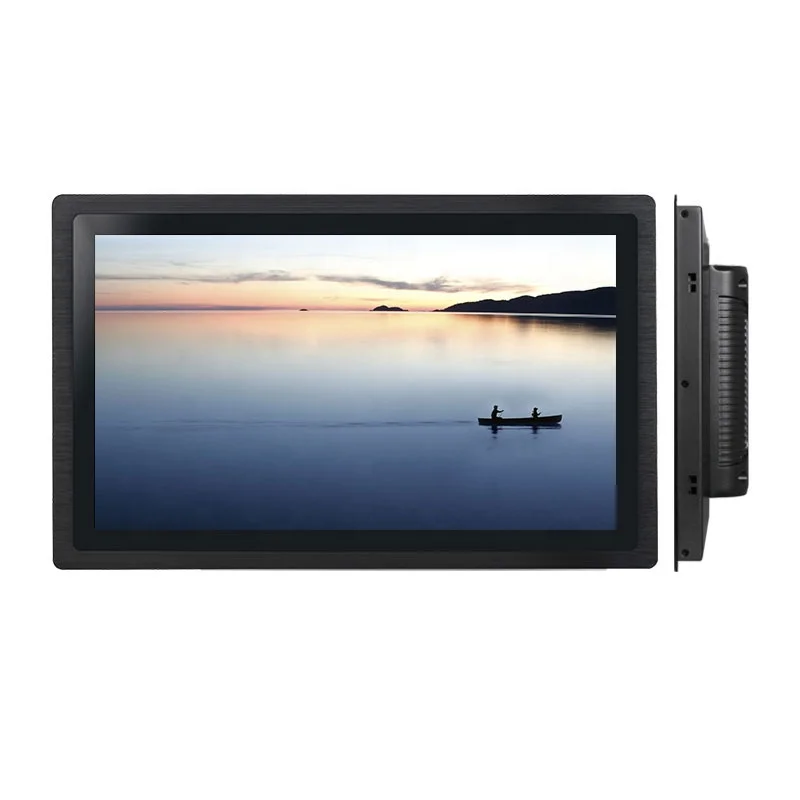 IP65 10.1 industrial capacitive touchscreen embedded open display with serial interface