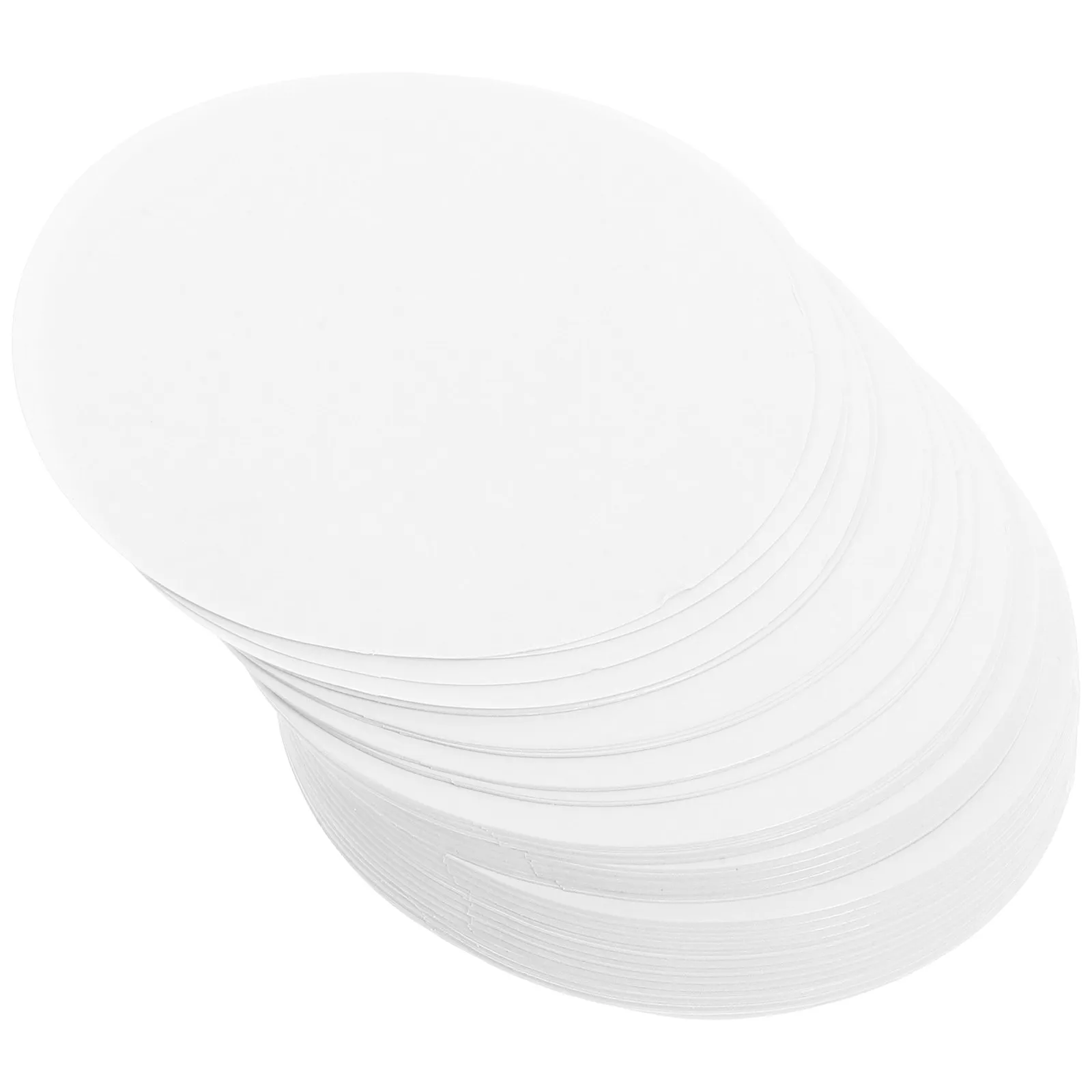 100Pcs DIY Badge Paper Blank Round Craft Papers for Button Making Hand Painting Graffiti Multiuse Crafting Sheets