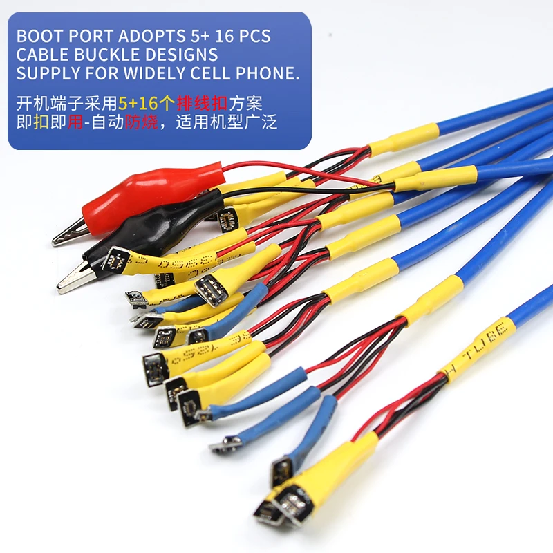 MECHANIC Android Power Supply Test Cable Mobile Boot Line For iPhone Samsung Huawei Oppo Xiaomi Repair Switch Power Test Cord