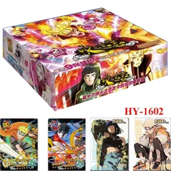 Little Dinosaur Naruto Hy-1602 Flash Ssp PR Collection Card Tcg Booster Box Uzumaki Uchiha Sasuke Game Cards For Children Gift