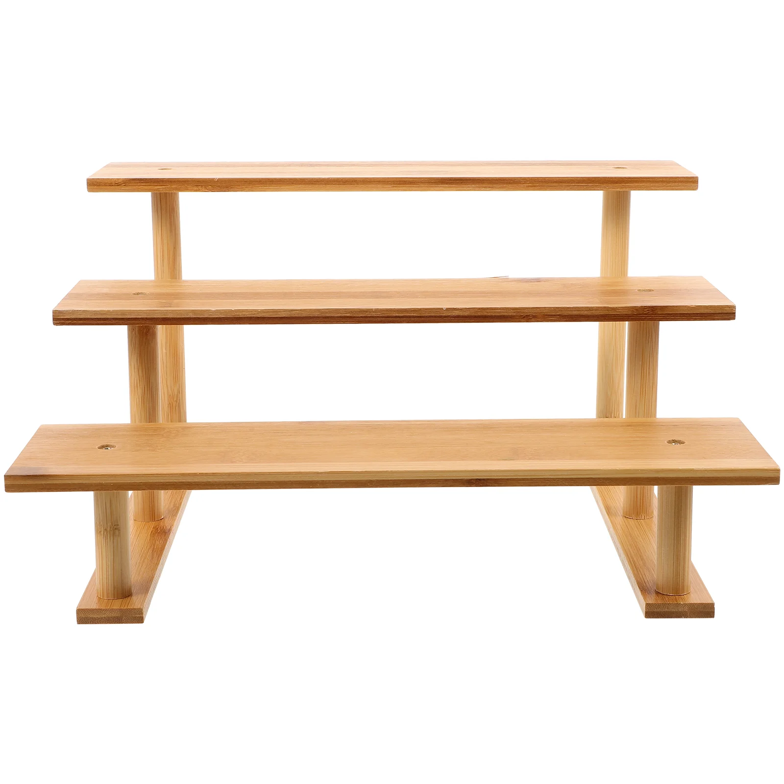 

3 Tier Wooden Flowerpot Rack 33cm Modern Plant Stand for Home Indoor Gardening Decorative Shelf Storage Solution