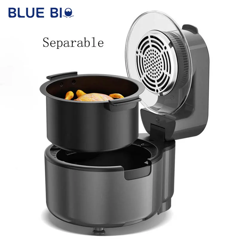 Luxury Touchscreen Voice Home Without Oil Oven 8L Intelligent Touch Control Digital Air Fryer