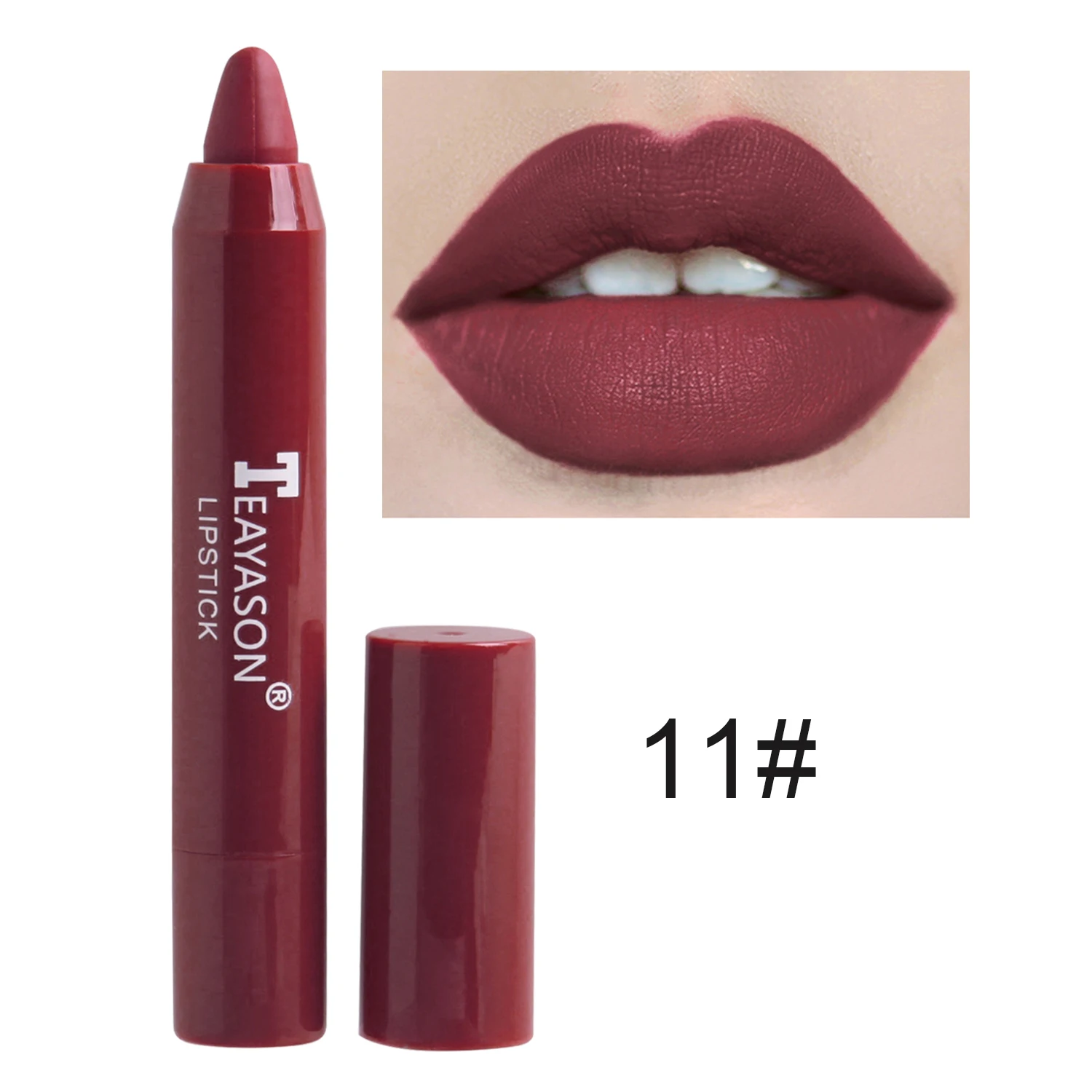 Nude Velvet Matte Lipstick Long Lasting Waterproof Color Rendering antiaderente Cup Lips Liner Pencil Lip Glaze Woman Cosmetics