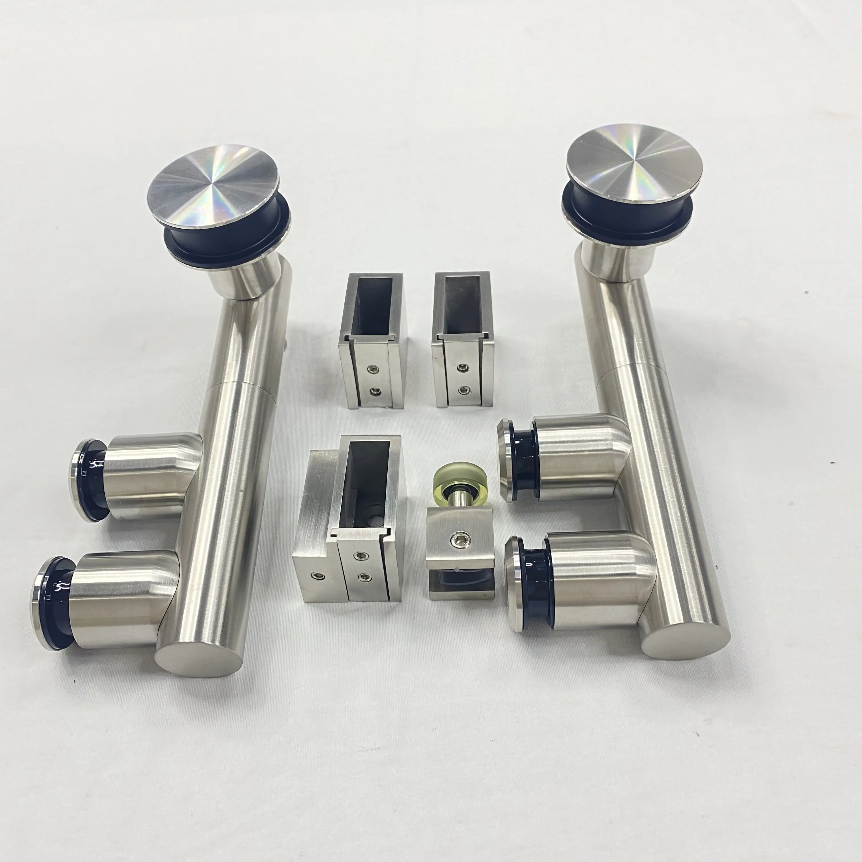 Hot Selling Shower Frameless Sliding Door Systems Corner Sliding System Folding Glass Door Hardware Accessories for Bathroom