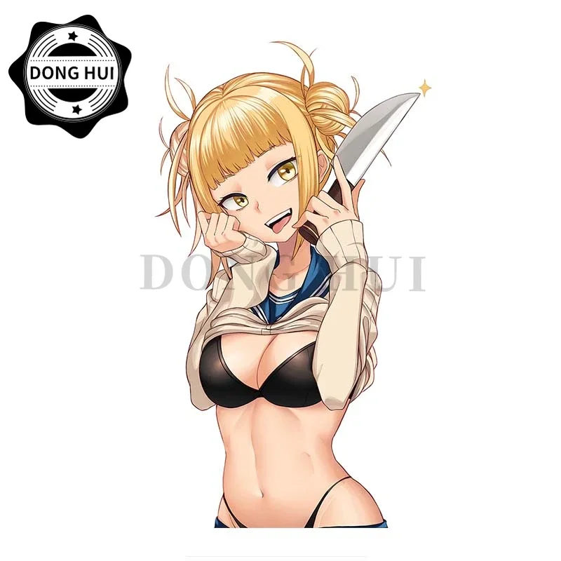 Anime Mädchen Himiko Toga Auto Aufkleber Boku kein Held Aufkleber JDM dekorative Accessoires Motorrad Laptop Tasse