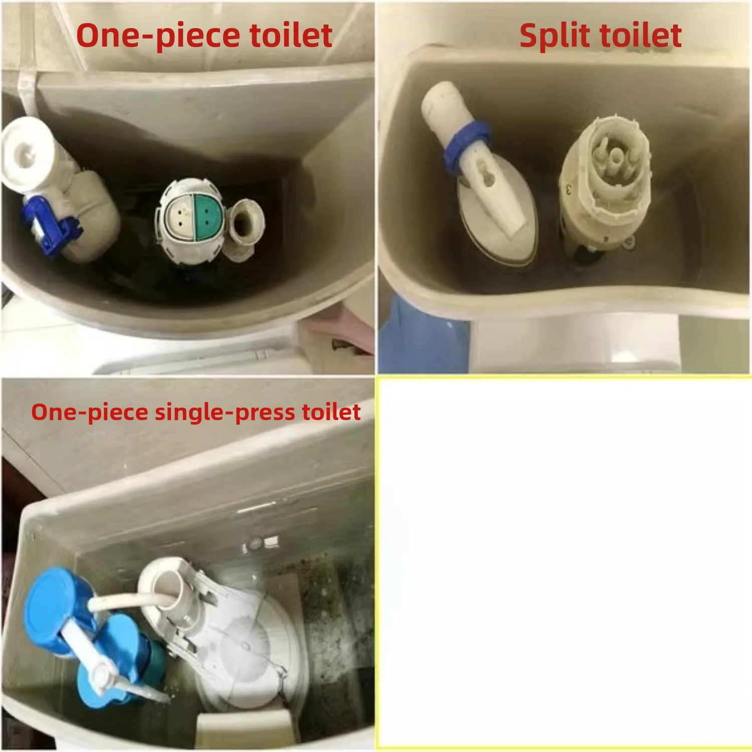 

Детали бачка унитаза, совместимые с крышкой заподлицо Roca, впускным клапаном и сливным клапаном для цельных и двухкомпонентных унитазов.