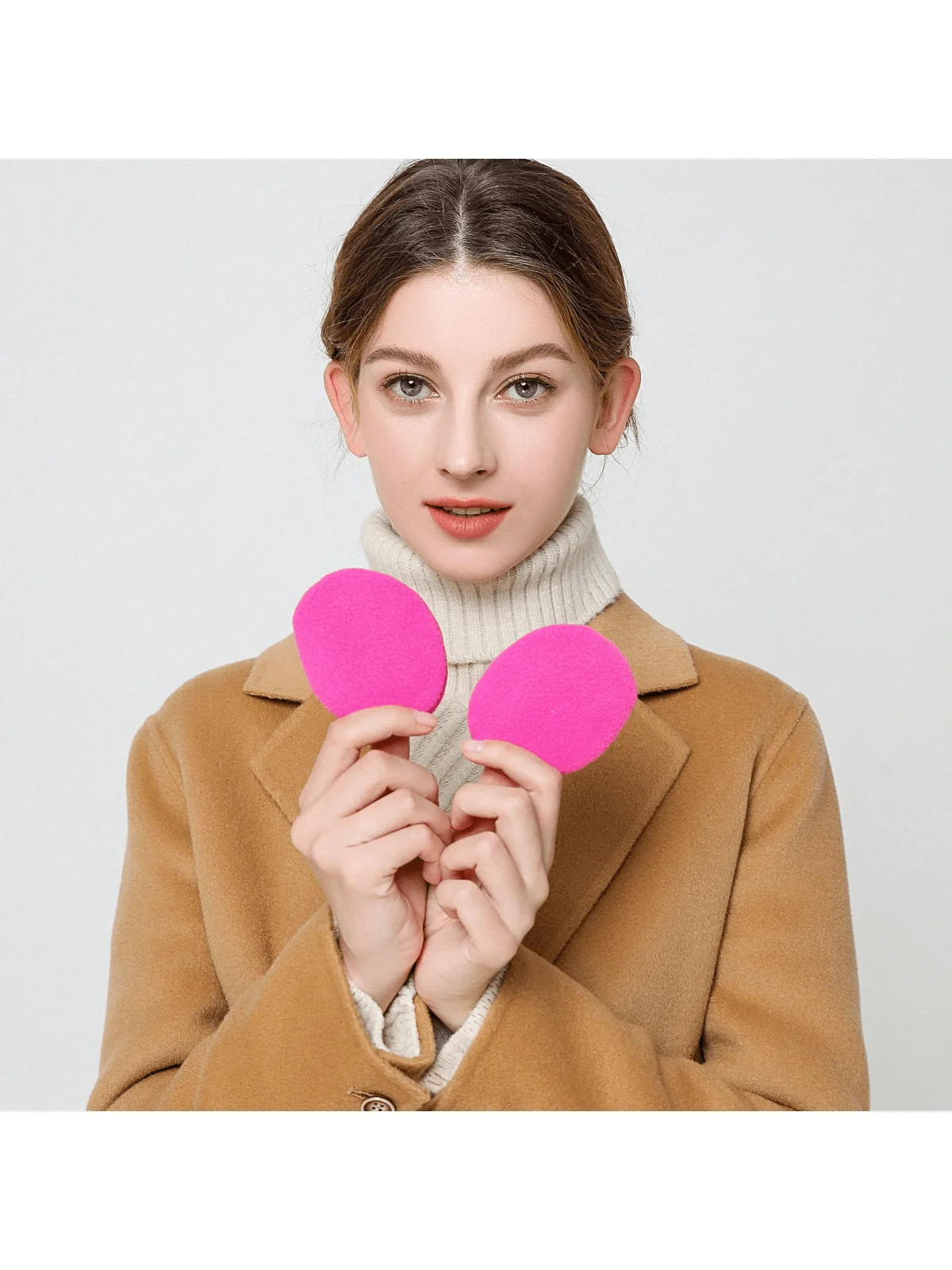 تدفئة الأذن بدون أشرطة/غطاء للأذنين أغطية أذن شتوية للاستخدام الخارجي من الصوف للرجال والنساء #3