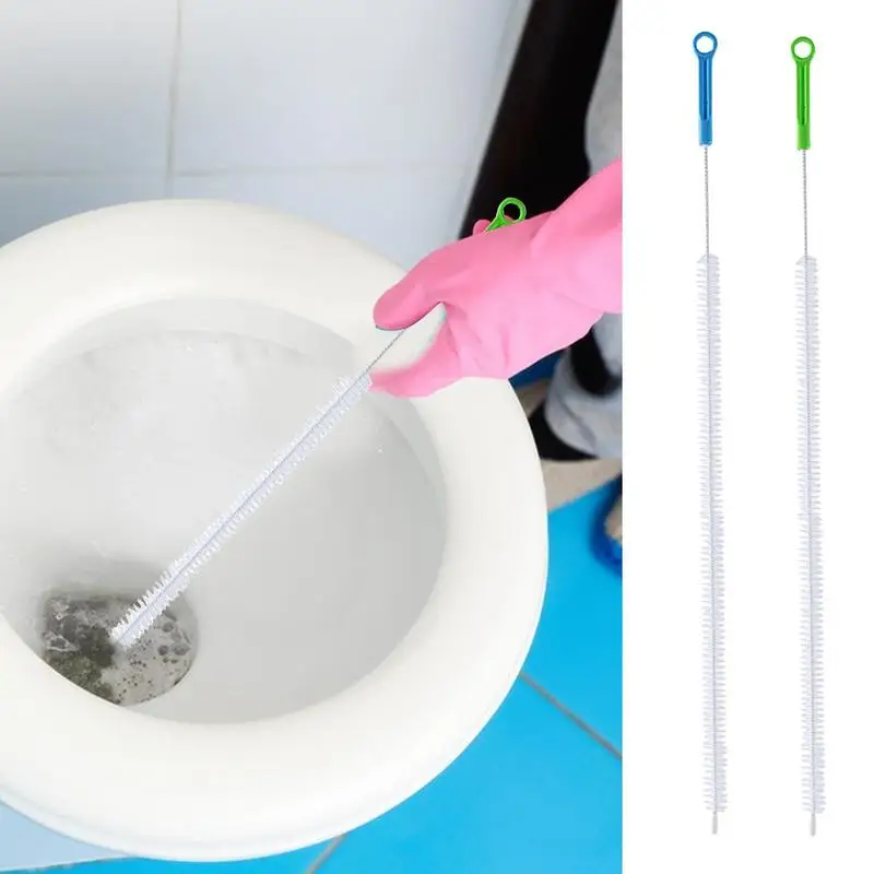 Flexible Drain Brush Fish Tank Glass Tube Cleaner Dredging Tool Bendable Spiral Brush Bathroom Sewer Supplies Cleaning Accessory