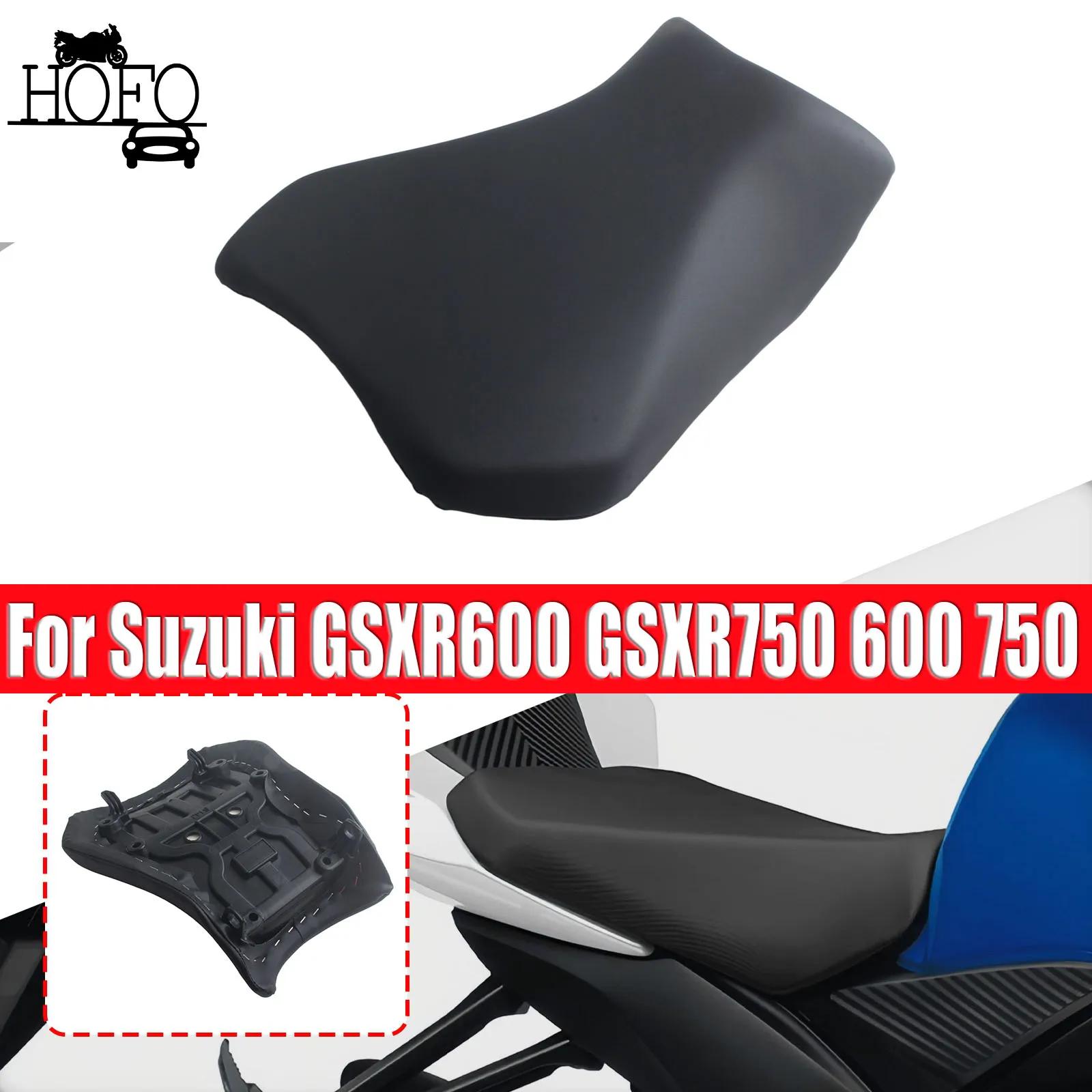 

For Suzuki GSXR600 GSXR750 600 750 Front Rider Driver Seat Saddle Cushion