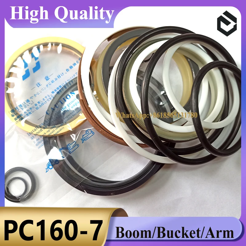 PC160-7 PC160LC-7 PC160LC-8 PC200-1 PC200-2 PC200-3 PC200-5 Boom Arm Bucket Cylinder Seal Kit for Excavator