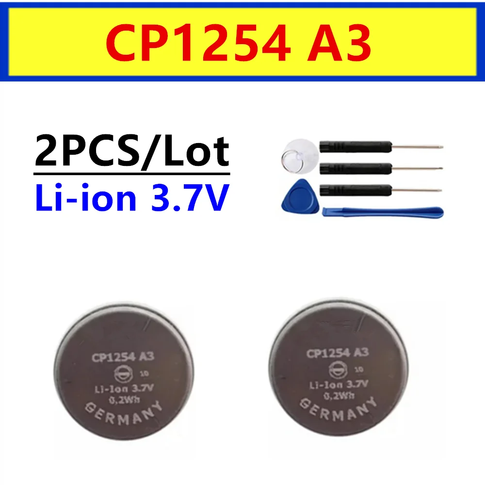 2Pcs/Lot New CP1254-A3 1254 Battery For Beats by Dr. Dre Powerbeats Pro Earphones and Galaxy Buds Live Headsets