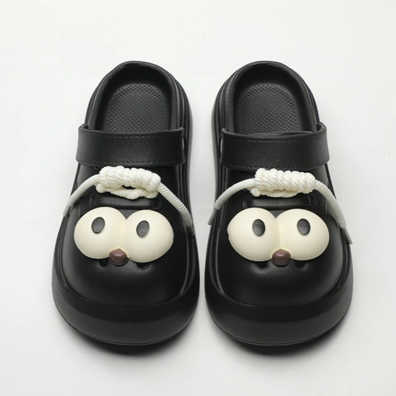 Cute DIY Big Eyes Fashion Clog – обзор и цена Street Fashion Walking