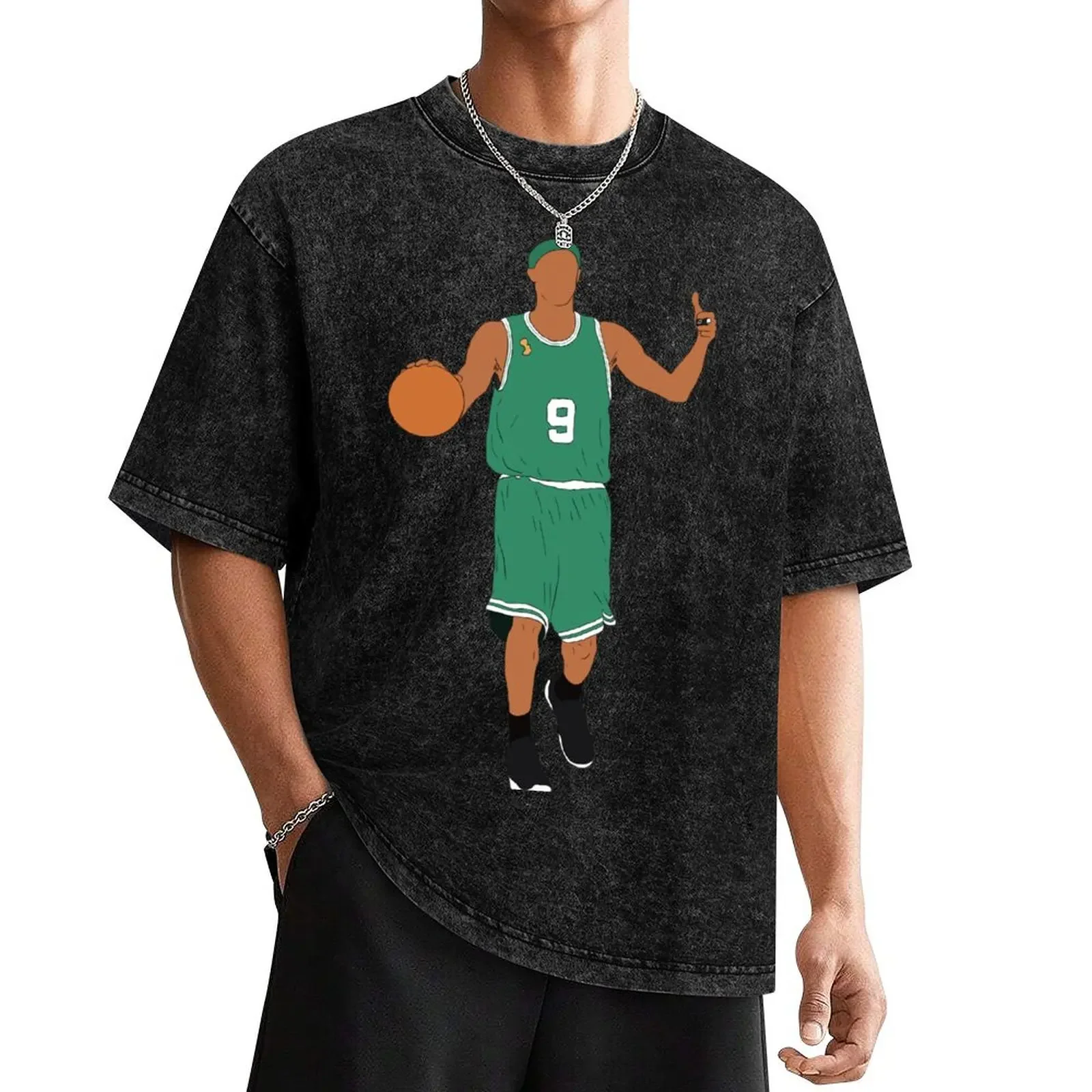 Prime Rajon Rondo T-Shirt tops boys whites mens champion t shirts