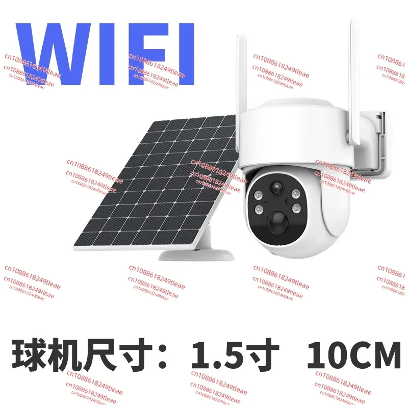 Outside Indoors CCTV Network System Wireless WIFI 360 Degrees HD NVR Kit Sets Solar Panel Security