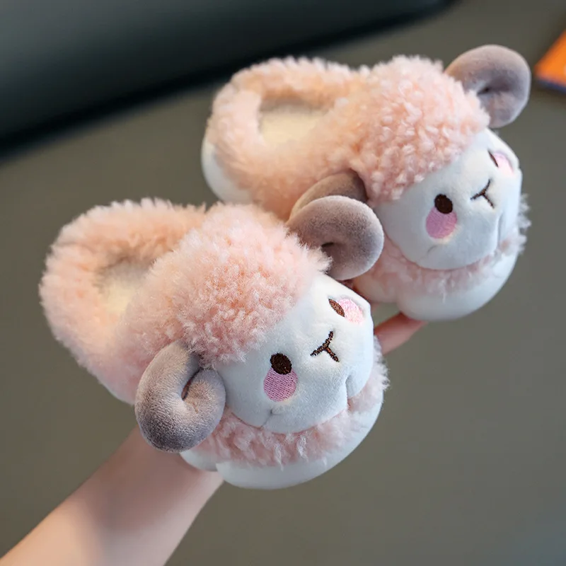 Children Cottons Slippers Winter Anti Slip Cotton Shoe Breathable Girl Cottons Shoe Slipper Boy Cotton Slipper Uggs Slippers