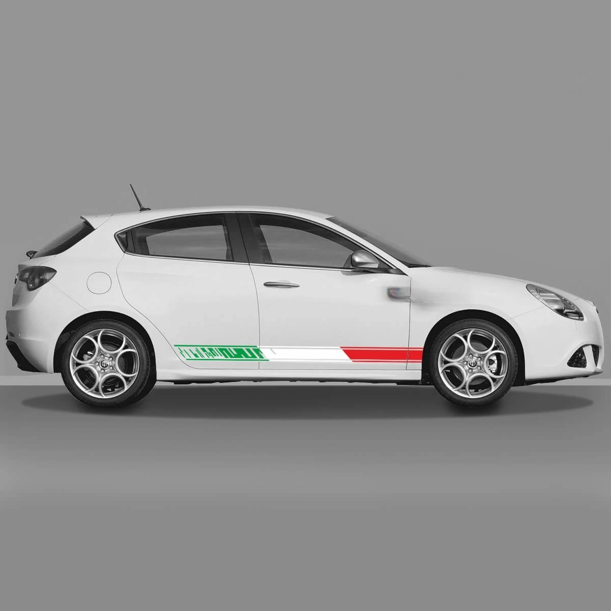 

Car Vinyl Stickers For Alfa Romeo Giulietta side customized Folien Tuning Design Fahrzeug Sport decal