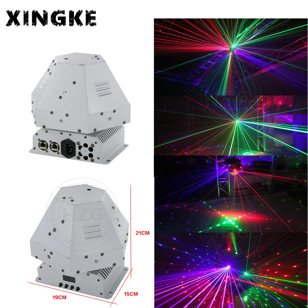 

2PCS/LOT Super Beam Led Moving Head Laser Light With Dual 2w Rotation Laser For DJ Disco Bar Party KTV Christmas