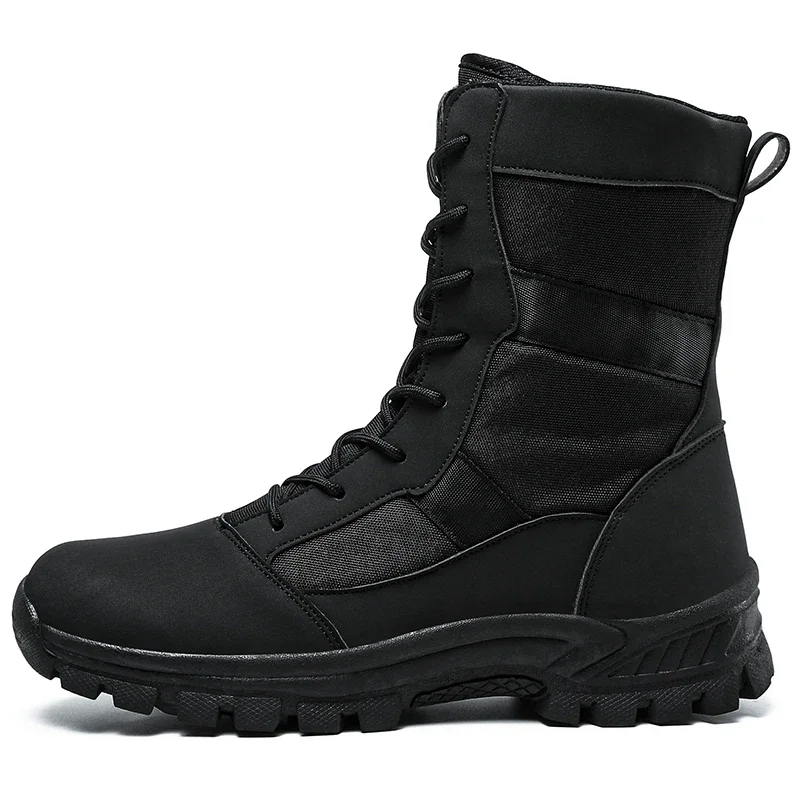 2026 Men Shoes Winter Men Combat Tactical Boots Ankle Work Safety Shoes Special Force Army Boots Male Waterproof Motorcycle Shoe