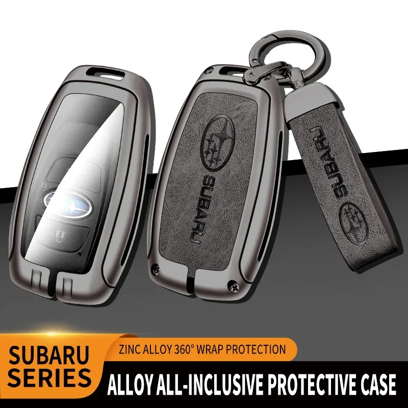 

Car Key Chain Metal Key Shell Car TPU Zinc Alloy Key Case Bag For Subaru STI Outback Brz Wrx Xv Ascent Forester Impreza Legacy