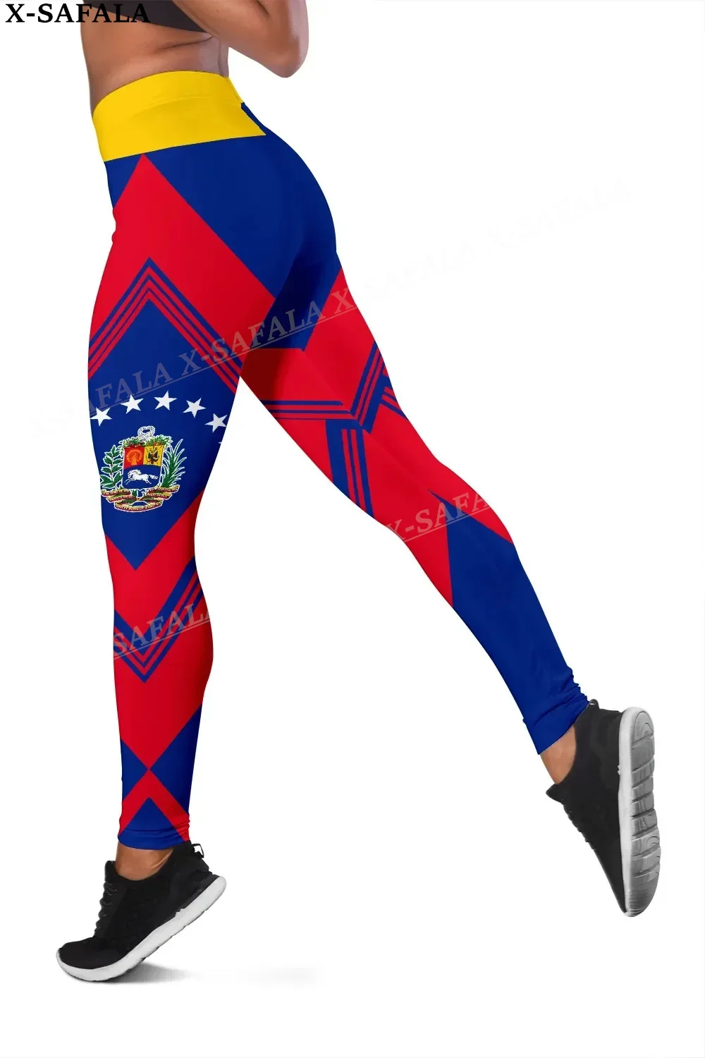 

Venezuela Coat Of Arms Love Country Leggings 3D Print Women Yoga Girl Stretch GYM Slim High Waist Legging Summer Sports-3