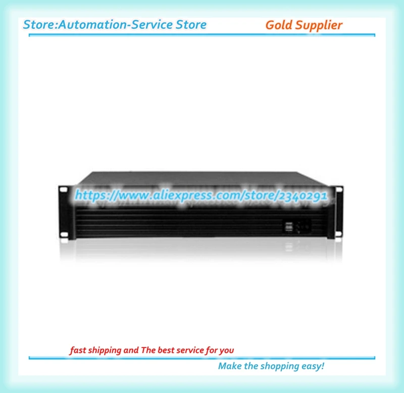 Алюминиевая панель 2U T3802BA Короткий серверный корпус Двое положение сервера Xeon