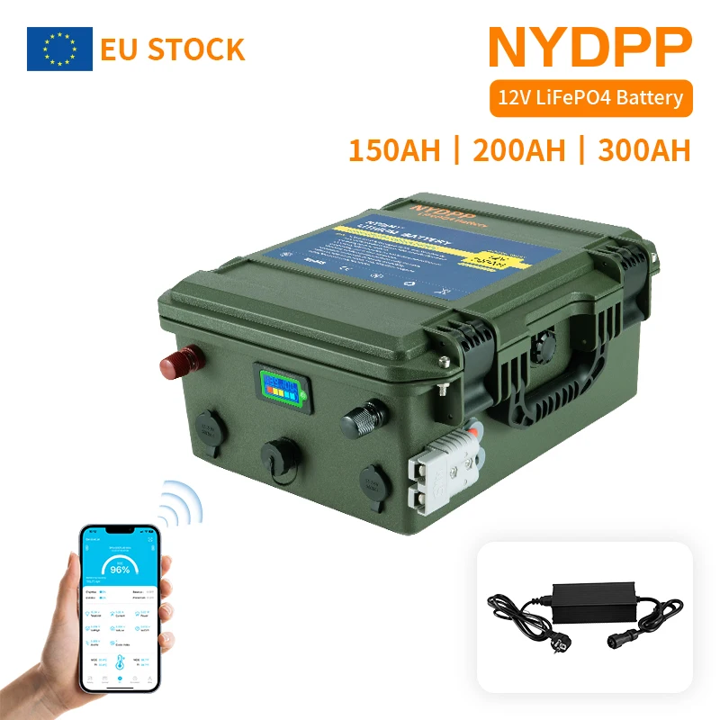 12V 150AH 200AH 300AH LiFePo4 Battery 12v lifepo4 battery 150ah 200ah 300ah 12v Lithium Iron Phosphate battery for motor