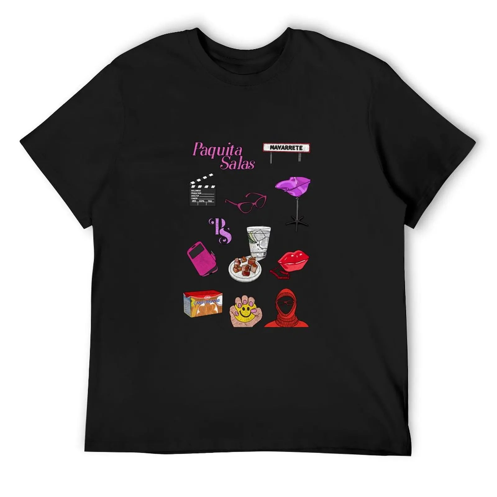 

Футболка Paquita Salas Stuff, футболки с короткими рукавами и рисунком, одежда больших размеров, футболки для мужчин