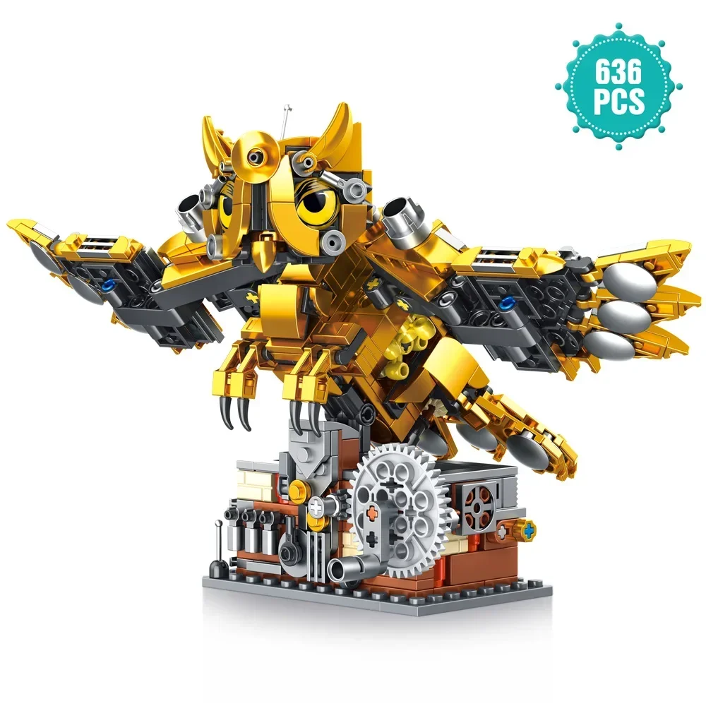 Bloques de construcción mecánicos de insectos, mariposas, animales, juguetes de montaje para niños, decoración de escritorio, regalos de cumpleaños para adultos y niños