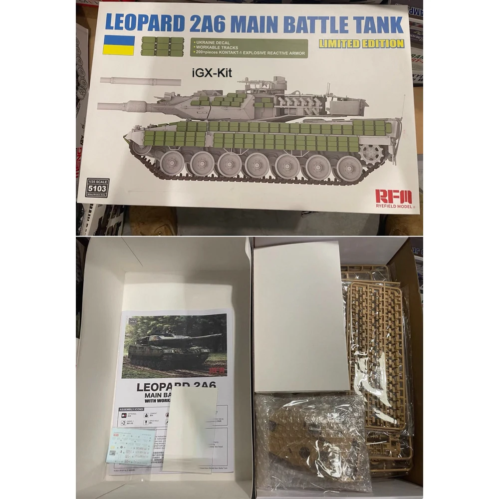 Model Kit Ukraine - Rye Field 5103 Schaal 1:35 Leopard