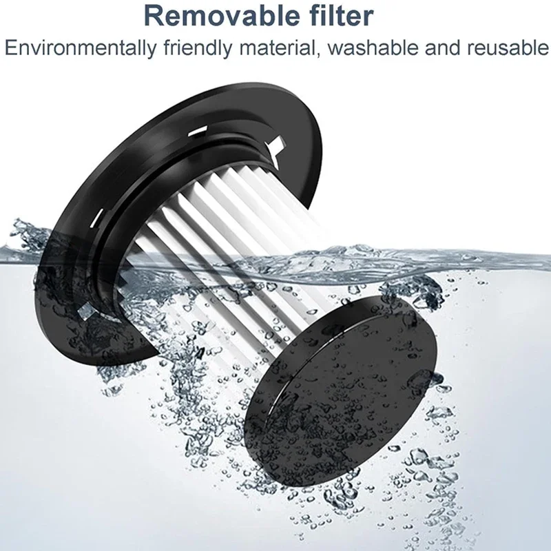 مكنسة كهربائية متعددة الوظائف 14000pa شفط قوي فلتر HEPA مكنسة كهربائية لاسلكية لأرضية السيارة المنزلية