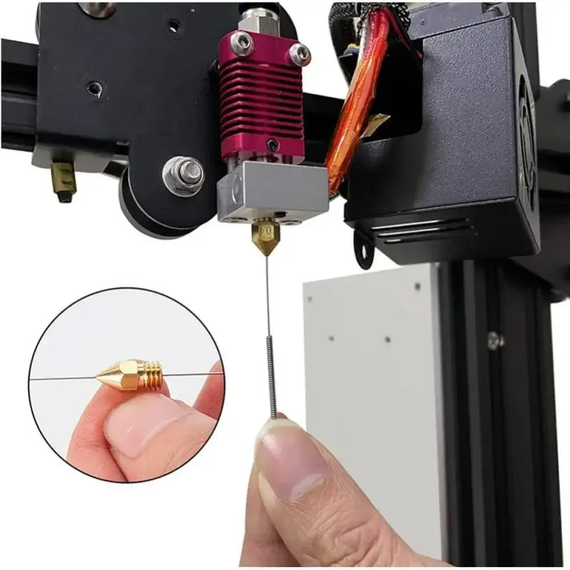 Printer Gereedschap Ruitenwisser Roestvrijstalen mondstuk Reinigingsnaald Ruitenwissermondstuk Baggernaald 3D-printen Mondstuk Reinigingsnaald