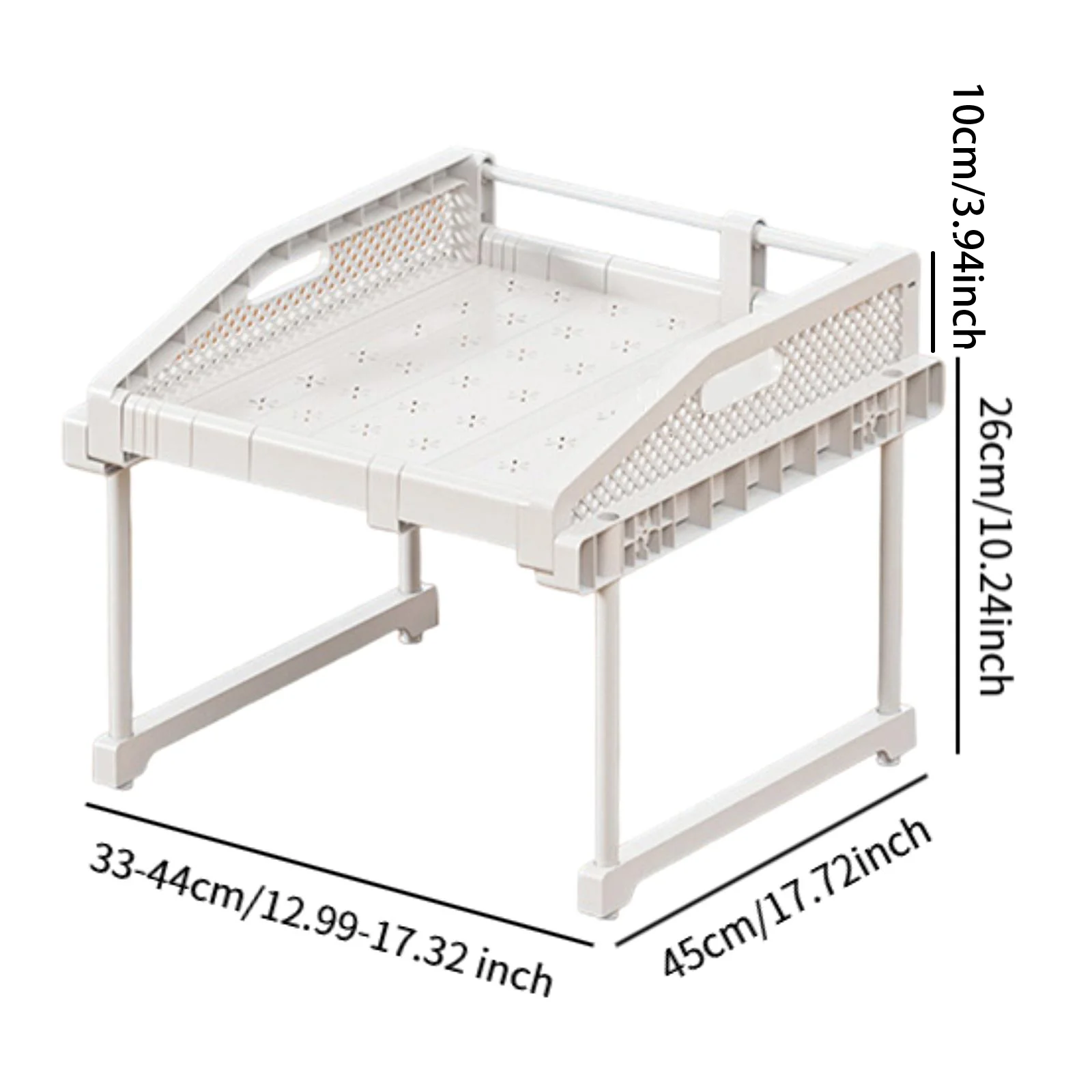 Pull Out Cabinet Organizer Divider Racks Heavy Duty Pull Out Shelves Sliding under Shelf for Dresser under Desk Countertop