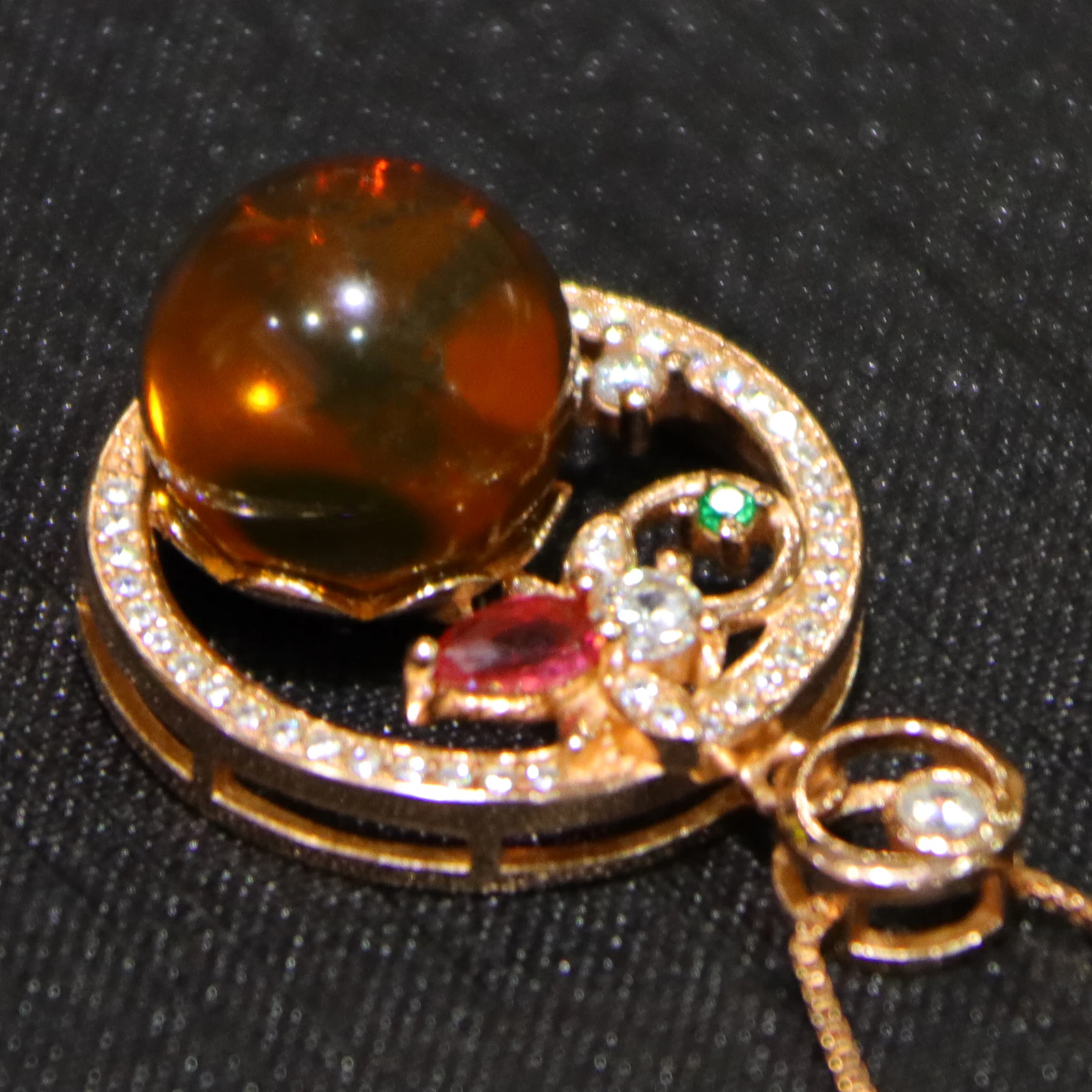 Naturalny meksykański niebieski bursztynowy wisiorek 12mm okrągły koralik wzór wieniec kwiatowy biżuteria ze srebra próby 925