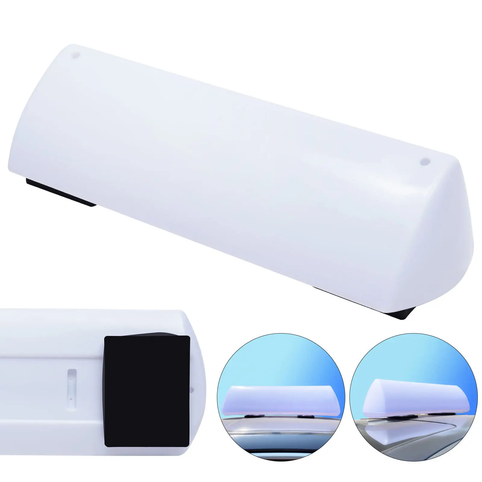 Luz de techo LED duradera blanca de 12V y 11W para coche, lámpara Interior de vehículo impermeable y resistente al sol, se adapta a todos los coches de encendedor de cigarrillos de 12V