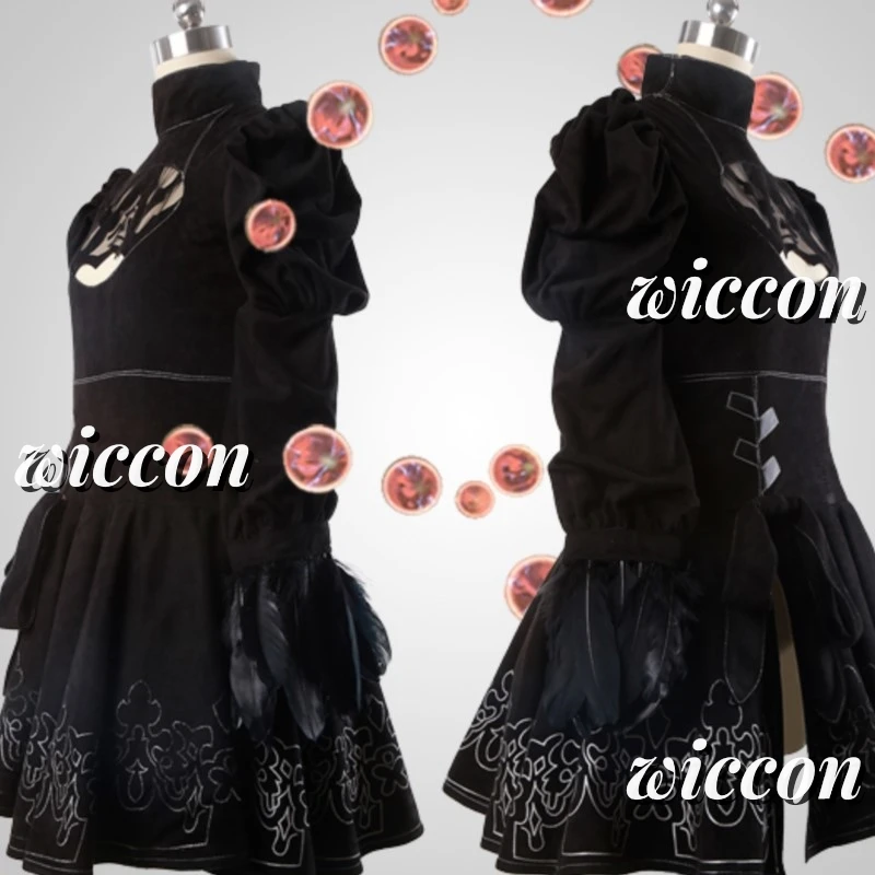 2B/2P Cosplay Costume Game 2B Cosplay Dress YoRHaa No. 2 Type B Cosplay Female 2P Costume Two Styles Women Cosplay