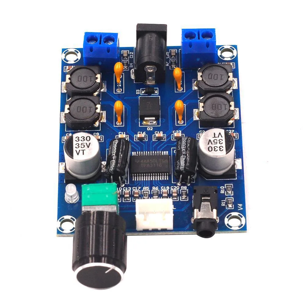 XH-M312 Digital Power Amplifier Board | TPA3118D2 HD Version 45W×2 Dual-Channel Audio Amp