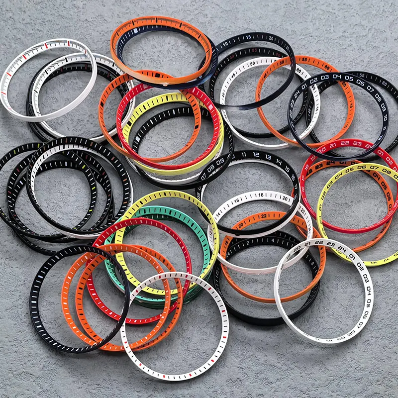30.5mmx27.5mm Plastic Inner Ring SKX007 Replace Chapter Ring Fits for SKX007 SKX009 SRPD Case NH35 NH36 Watch Case Repair Parts