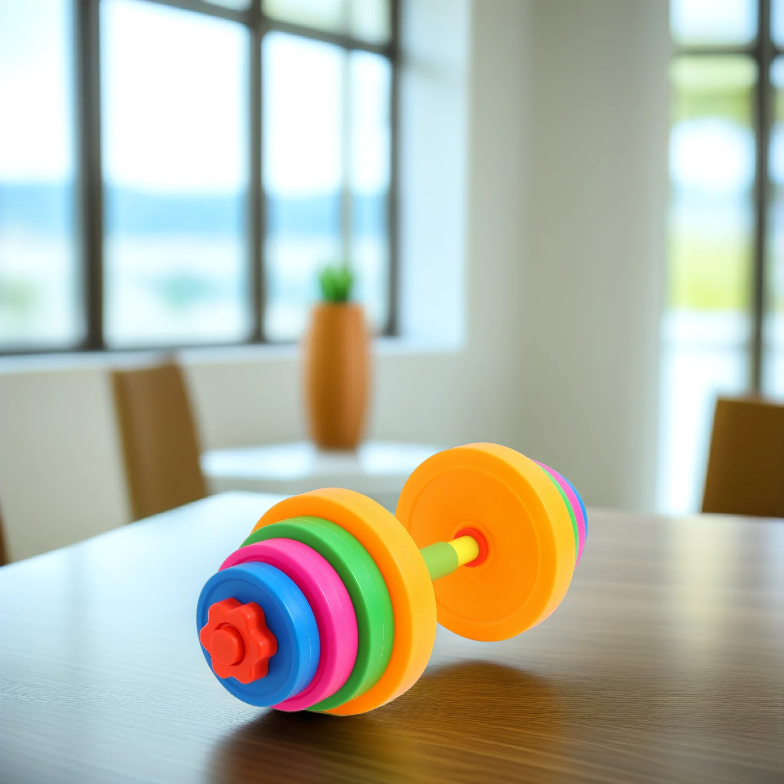 

Adjustable Dumbbells for Kids Workout Equipment Plastic Toy Weight Set Small Weights Children Dumbbells ExerciseToy