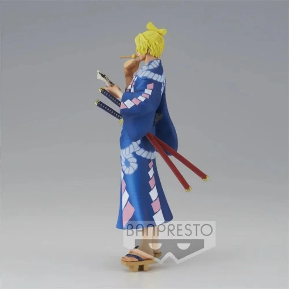 Oryginalna figurka Bandai Magazine One Piece Sabo Portgas·D·Ace Kimono Anime Figurka Akcji Zabawka Ozdoby Figurki Zabawki