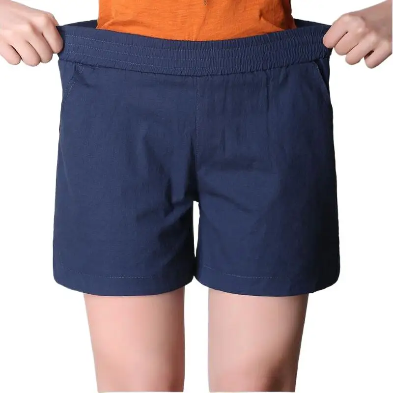 

2024 New Summer Shorts Women Casual Loose Simple Short Pants Female All-Match Leisure Shorts Plus Size Ladies Clothing