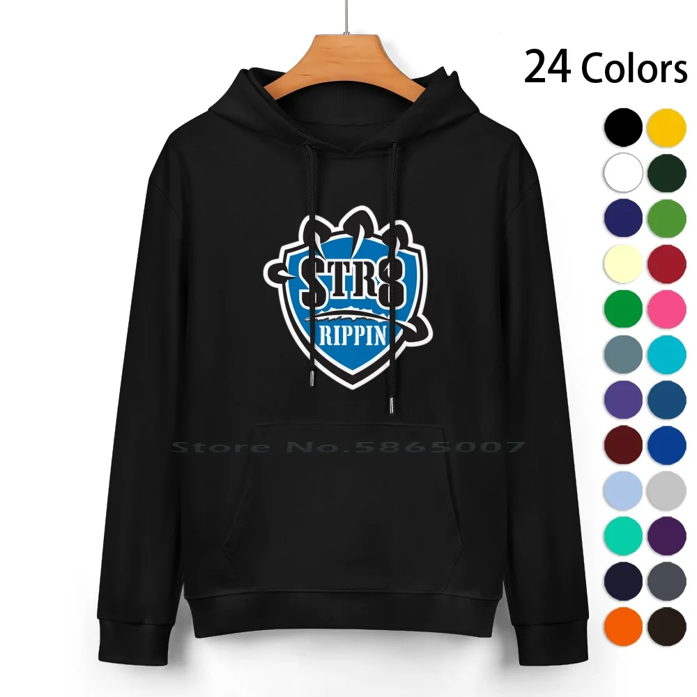 

Str8 Rippin Team Logo Pure Cotton Hoodie Sweater 24 Colors Str8 Rippin T2 T 3 Mlg Major League Gaming Esports Neighbor