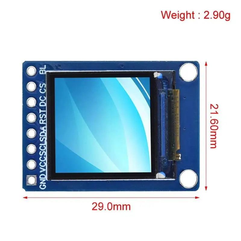 TFT LCD Screen 0.85 Inch IPS Module For ESP32 Raspberry Pi Development Projects