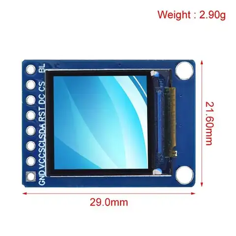 TFT LCD Screen 0.85 Inch IPS Module For ESP32 Raspberry Pi Development Projects