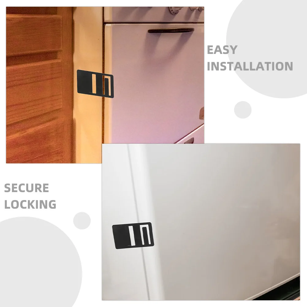 2 قطعة مقاطع مزلاج باب الثلاجة لثلاجات Rv مشابك دعامة ABS متينة متوافقة مع موديلات Dometic Dm26Xx Dm28Xx