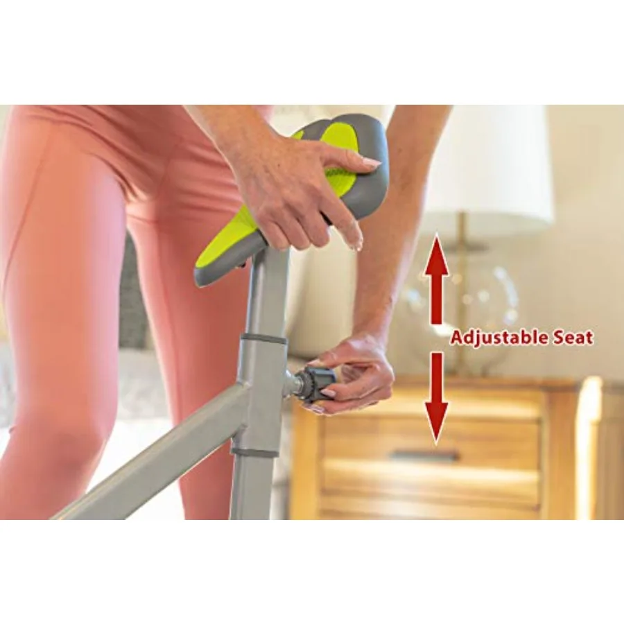 Ab Squat Workout Machine for home gym use, steel construction, black finish, compact foldable design with non-slip footpads view 4