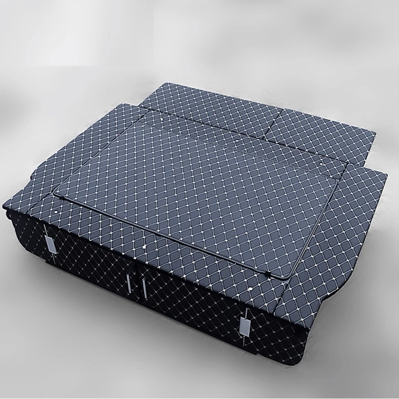 

RV Travel Car Interior Folding Double Bed Modification Accessories Lancouluze LC100 Trunk Leveling Faux Leather Lightweight