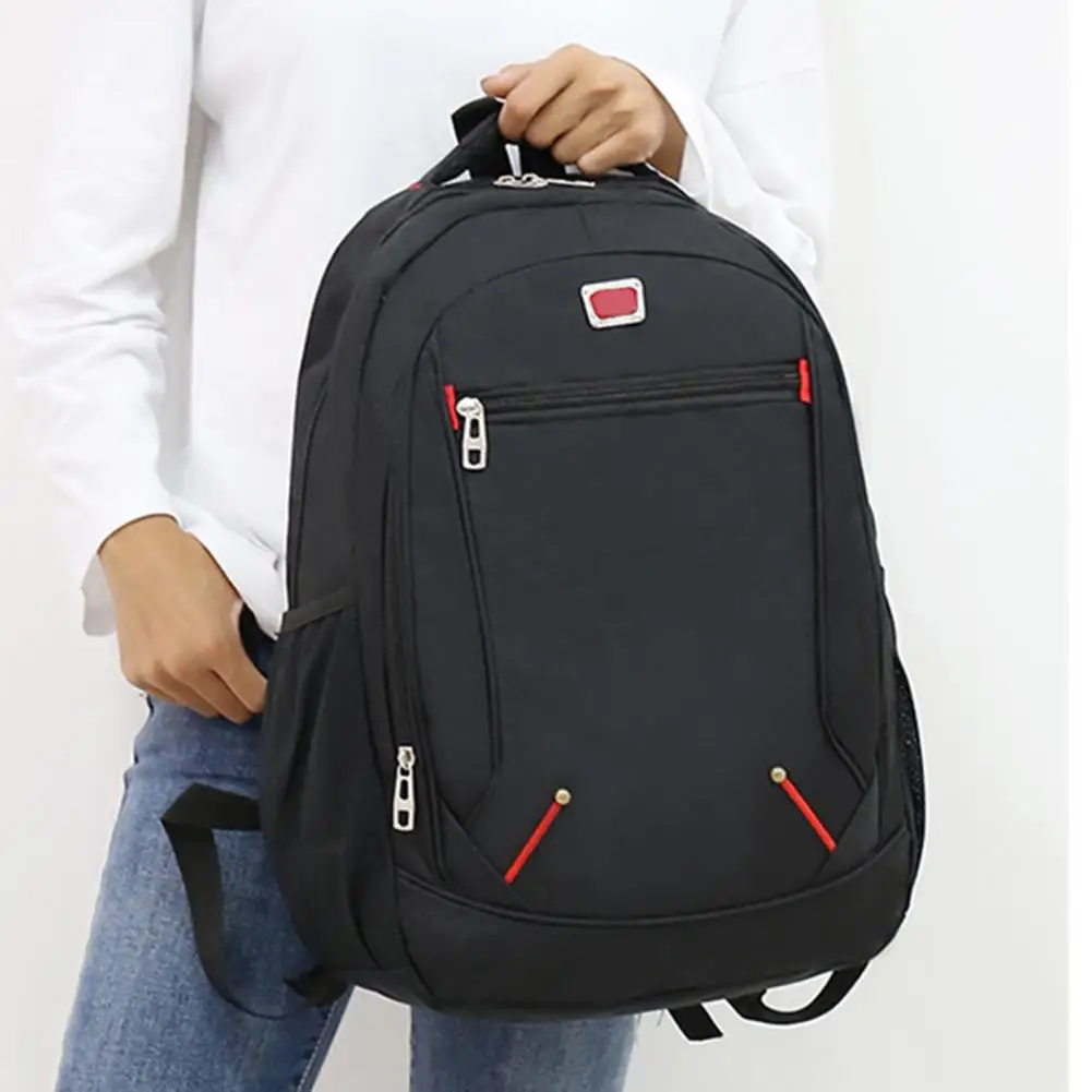 Laptop Rucksack einfarbig Studenten Rucksack große Kapazität Schult asche Bücher tasche Business wasserdichte Reise Rucksack