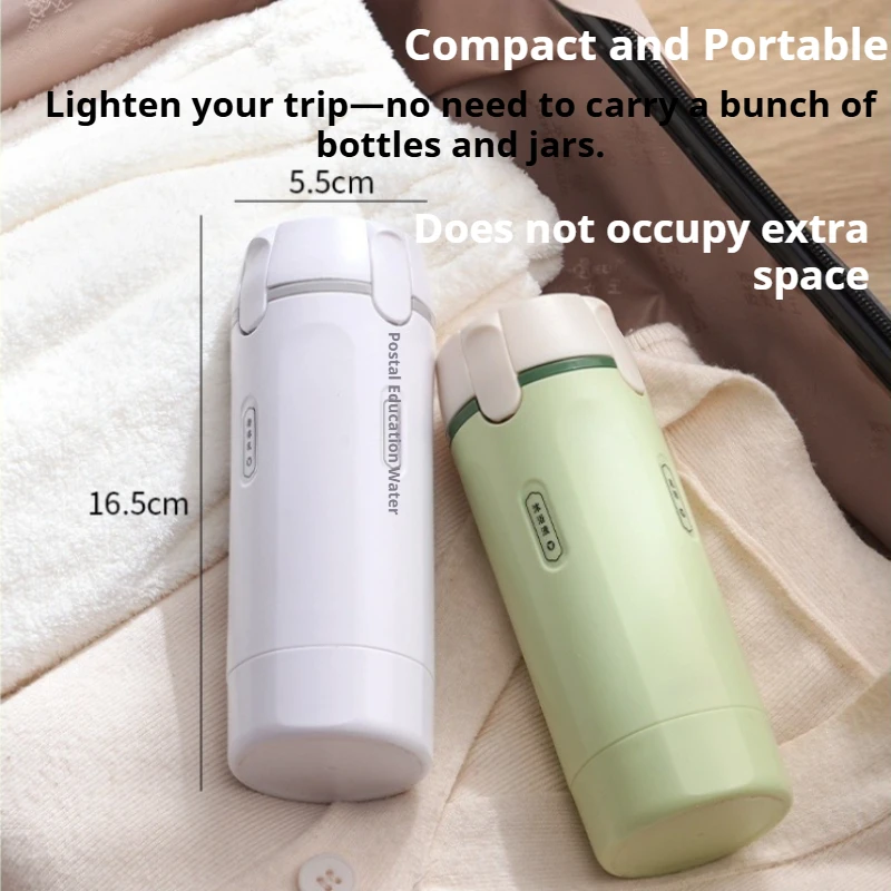 Bouteilles rechargeables de voyage 4 en 1, conteneurs portables de toilette et de cosmétiques pour shampoing, lavage du corps, bouteilles de rangement de voyage
